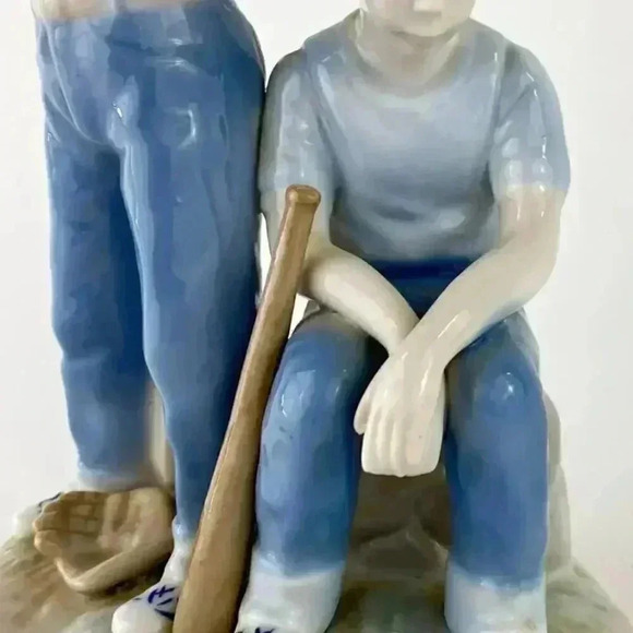 Paul Sebastian Boys Of Summer Baseball Player Vintage Porcelain Figurine - Picture 14 of 14